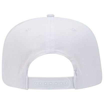 OTTO 6 Panel Pro Style Cotton Blend Twill Cap - color: White