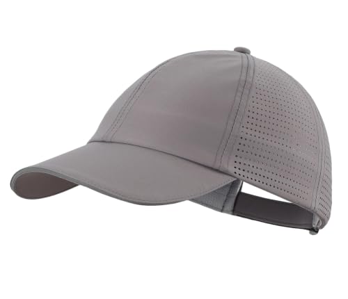 Home Prefer Reflective Water Repellent Quick Dry Airy UPF50+ Sun Hat for Men Women Outdoor Sports Baseball Caps Unisex - color: Dark Grey