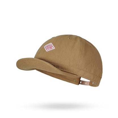 CLAPE Soft Brim Dad Hat, Classic Baseball Cap with Short Bill Cotton Camp Hat Trucker Cap for Sun Protection, Adult Chill Cap - color: Bb5-khaki