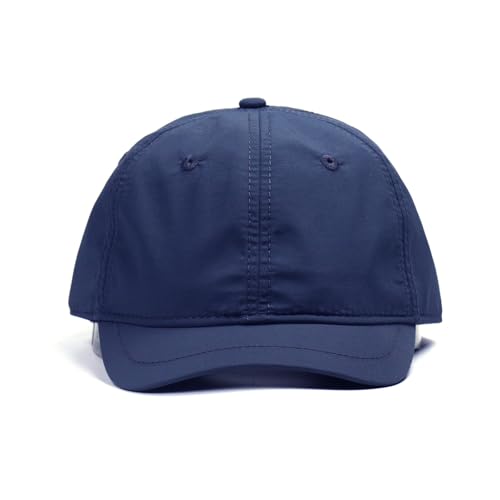 3cm Short Brim Stretch Fitted Baseball Caps Men's Quick Dry Breathable Unstructured Cap Curved Brim Trucker Hat K380 - color: Navy