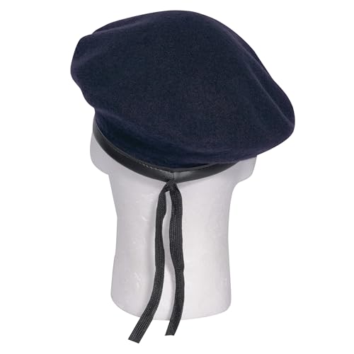 Rothco Wool Monty Beret - Elevate Your Style - Classic Uniform Ready Cap - color: Navy Blue, size: Medium