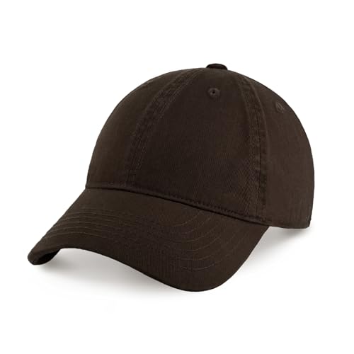 CHOK.LIDS Everyday Premium Cotton Dad Hat Adjustable Baseball Cap Unisex - color: Chestnut