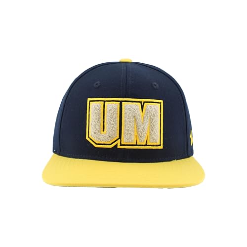 ZHATS NCAA Officially Licensed Adjustable Snapback Hat Flat Bill Z11 Retro Chenille