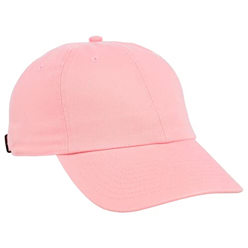 Lids Blank Baseline Dad Adjustable Strapback Hat - color: Pink