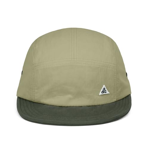 Clakllie Lightweight 5 Panel Short Brim Hat Two-Tone Flat Brim Baseball Cap - color: Bs26dy11-khaki Green