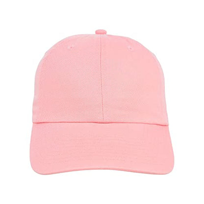 Lids Blank Baseline Dad Adjustable Strapback Hat - color: Pink