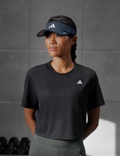 adidas Womens Superlite 3 Visor Casual - Black - color: Black/White/3
