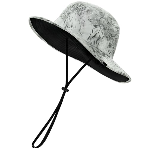 KastKing Sol Armis UPF 50 Boonie Hat for Sun Protection,Men Women - color: Prym1 Glacier Fade