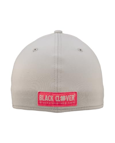 Black Clover Premium Flex Cap - color: Raspberry-silver, size: Small-Medium