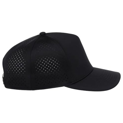 Lids Tee Box 5-Panel Performance Tech Adjustable Snapback Cap - color: Black