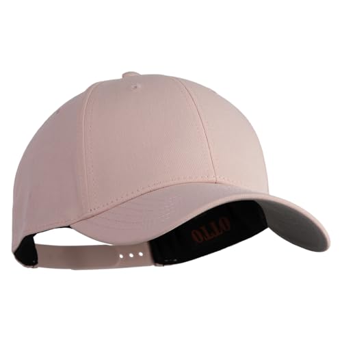 e4Hats.com 6 Panel Low Profile Structured Baseball Cap - color: Pink