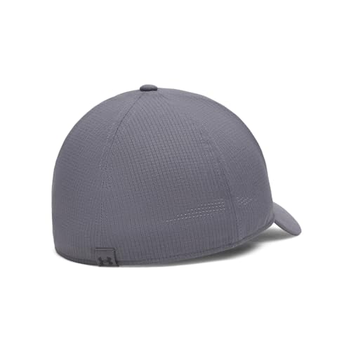 Under Armour Iso-Chill ArmourVent Stretch Fit Hat - color: (027) Castlerock / / Black, size: Small-Medium