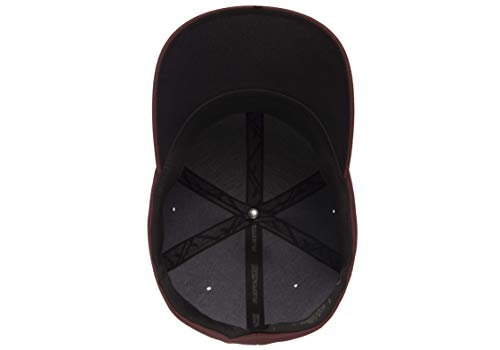 Flexfit Men's One Size Delta Seamless Cap, Maroon, Large-X-Large - color: Maroon, size: Small-Medium