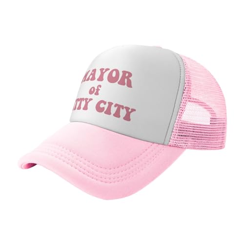 You Find It Offensive? I Find It Funny Trucker Hats for Women Pink Men Funny Slogan Pink Hats for Men - color: 6 Pink