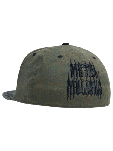 Metal Mulisha Ghost 3 Flex Hat - color: Military Green, size: Small-Medium