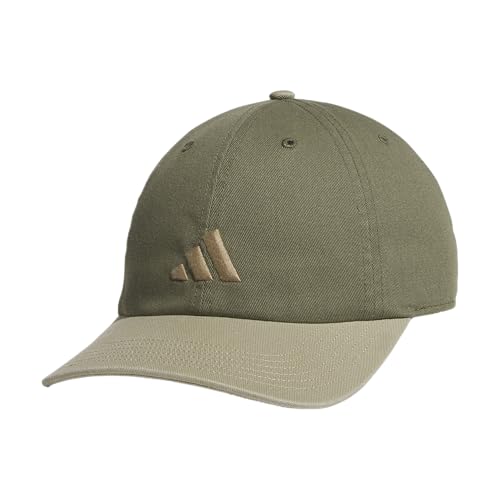 adidas Men's Ultimate Hat Baseball Cap - color: Olive Strata Green/Blanch Cargo/3
