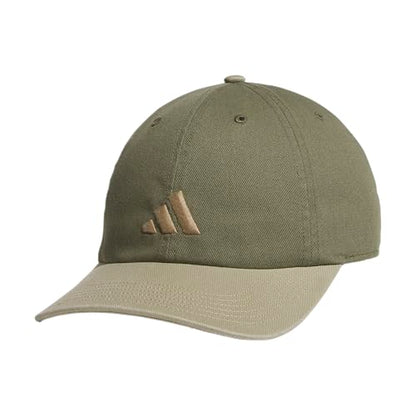 adidas Men's Ultimate Hat Baseball Cap - color: Olive Strata Green/Blanch Cargo/3