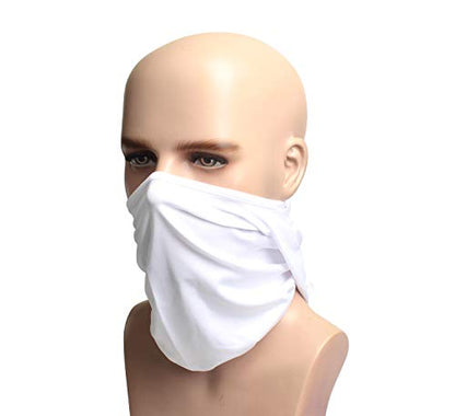 Pack of 3 Ski Mask Bandana Face Hat for Outdoor Airsoft Motorcycle Hood Helmet Balaclavas Headwear - color: White