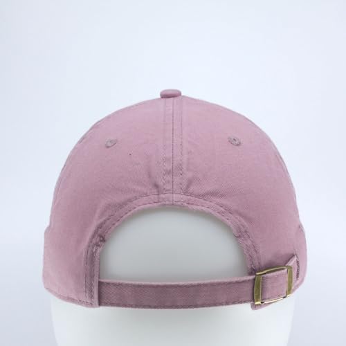 Classic Blank Dad Hat Cotton Adjustable Strap Baseball Cap - color: Ca Indian Pink