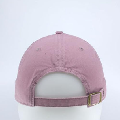 Classic Blank Dad Hat Cotton Adjustable Strap Baseball Cap - color: Ca Indian Pink
