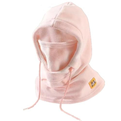 Winter Fleece Ski Mask for Men Women Balaclava Face Mask Windproof Thermal Hood Winter Full Face Neck Cover Warmer - color: Pink