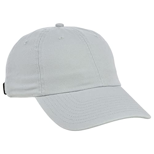 Lids Blank Baseline Dad Adjustable Strapback Hat - color: Light Grey