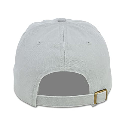 Lids Blank Baseline Dad Adjustable Strapback Hat - color: Light Grey