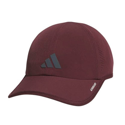 adidas Men's Superlite Hat - color: Aurora Ruby Red/Onix Grey/3