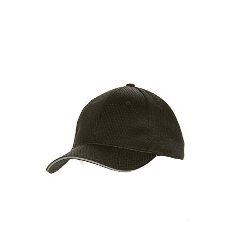Chef Works Unisex Cool Vent Baseball Cap - color: Black/Grey