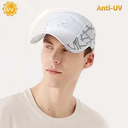 Running Hat Mesh Quick Dry Hat Baseball Cap for Women Men - color: Darkgrey+black+white