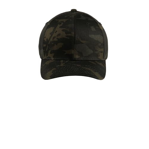Port Authority Men's Flexfit Cap - color: Multicam Black, size: Small-Medium