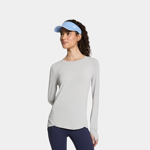 MISSION Structured Cooling Visor - Unisex Cap for Tennis, Golf & Running - Lightweight & Durable - color: Vista Blue