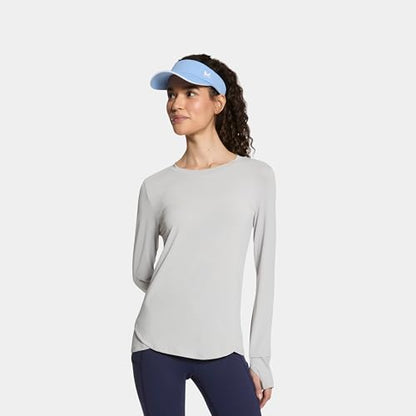 MISSION Structured Cooling Visor - Unisex Cap for Tennis, Golf & Running - Lightweight & Durable - color: Vista Blue