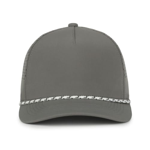 Outdoor Cap OC551 Mesh Back 5-Panel Hat – Bulk Packs Available, One Size - color: Charcoal
