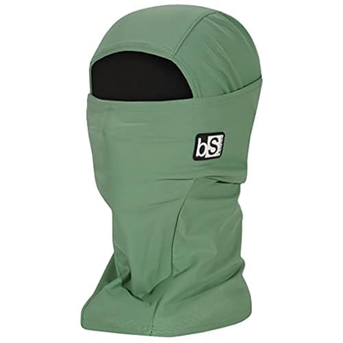 BLACKSTRAP Expedition Hood Balaclava Face Mask – Dual Layer, Breathable, Moisture-Wicking, and Helmet-Compatible - color: Basil