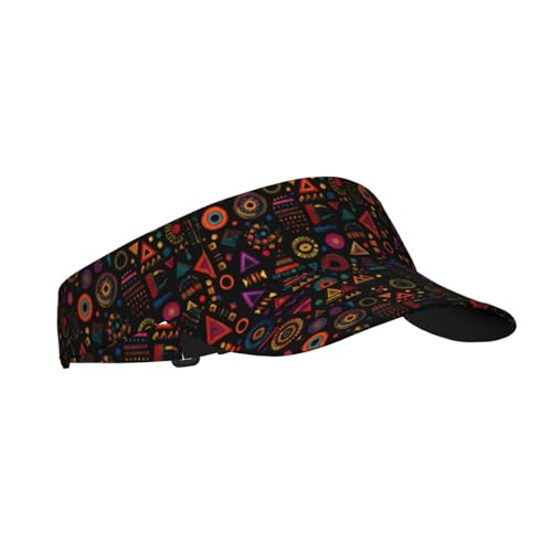 Unisex Adjustable Sports Sun Visor - color: Pattern