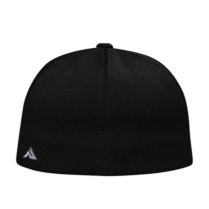 Pacific Headwear Unisex-Adult Pacific Headwear Premium P-tec Flexfit® Cap - color: Black, size: Small-Medium