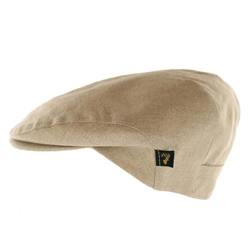 Mucros Weavers Summer Light Linen Cap - color: Natural, size: Large