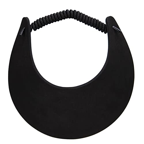 Large Bill Foam Sun Visor - color: Black