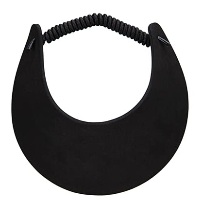 Large Bill Foam Sun Visor - color: Black