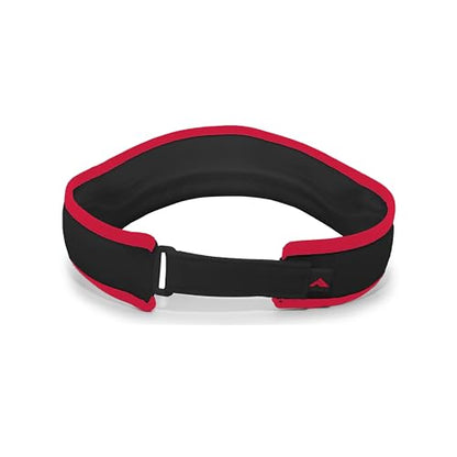 Pacific Headwear Unisex Adult Pacific Headwear Lite Allsport Active Visor - color: Black/Red