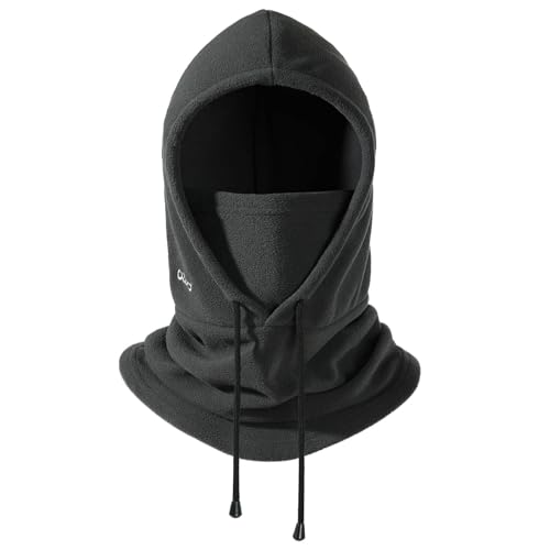 OZERO Face Balaclava Ski Mask: Windproof Thermal Convertible for Men Women - color: Grey