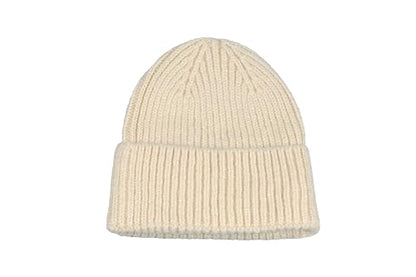 Seamless Beanie Cap, Acrylic Unisex Winter Beanie - color: Beige