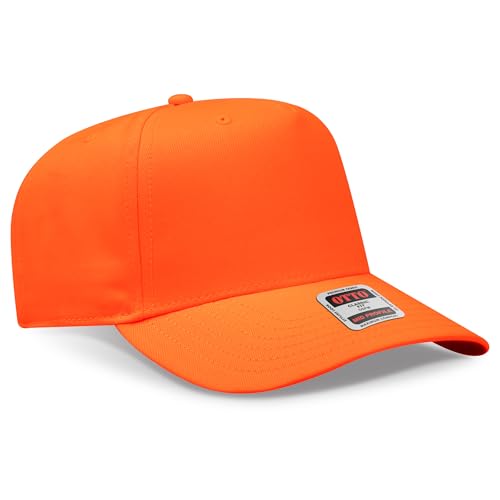 BROTHER TRUCKERS The World's Greatest Neon Colored Trucker Hat Blanks - Wholesale Bulk Unisex Snapback Hats - color: Neon Orange Vintage