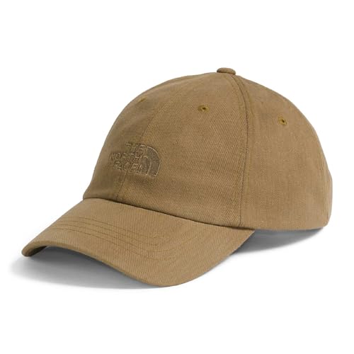 The North Face Norm Baseball Hat | Shallow Fit Ball Cap with Embroidered Logo, Adjustable Strap Closure & Silver Buckle - color: Cedar