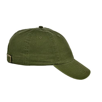 Lids Blank Baseline Dad Adjustable Strapback Hat - color: Olive