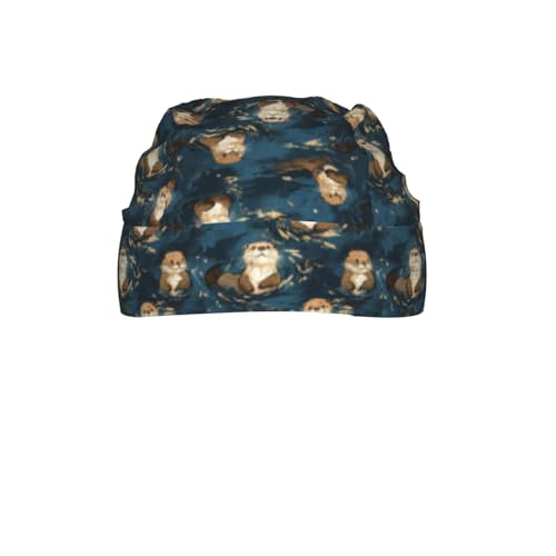 Adjustable Cycling Cap, Quick Dry Sports Bandana Skull Cap Helmet Liner - color: Significant Otter