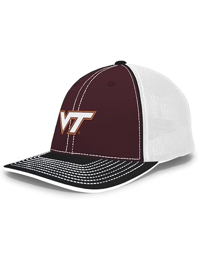 Pacific Headwear NCAA Trucker PacFlex Closed Back Stylish Cap for College Sports Fans - size: X-Small