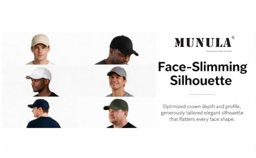 Oversize Baseball Cap XXL Big Head Hats for Men Large Head Hats Dad Hat Adjustable 23.6"-26.8" - color: Navy Blue