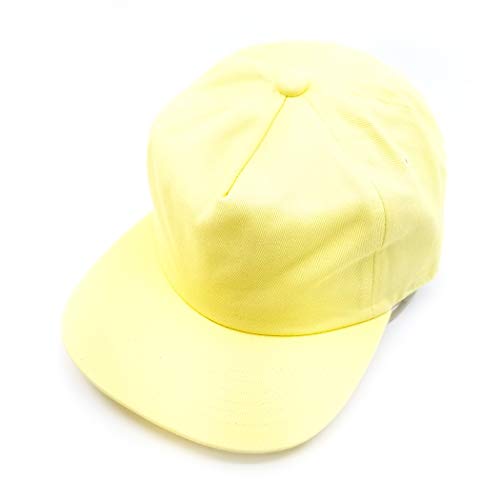 Quality 5 Panel Mid Crown Cotton Vintage Painters Hat Buckle Strap Adjustable Men Women Unisex Flat Visor #2015 - color: Ivory